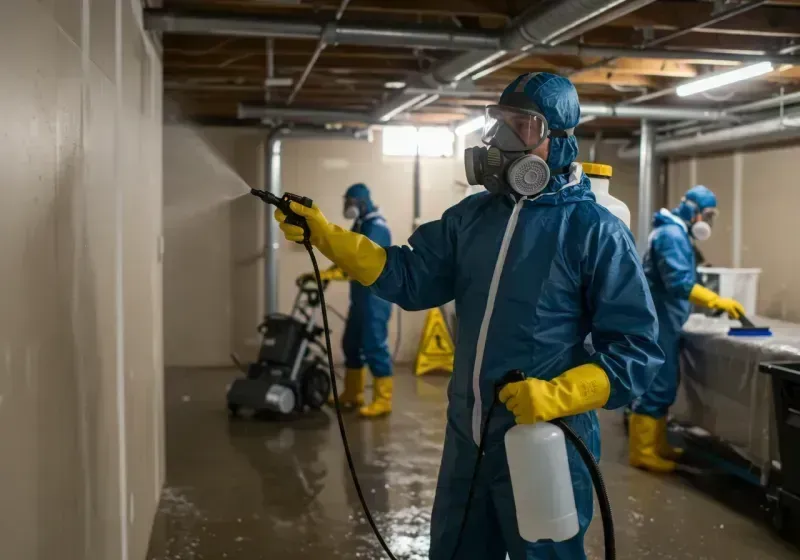 Basement Sanitization and Antimicrobial Treatment process in Burt County, NE